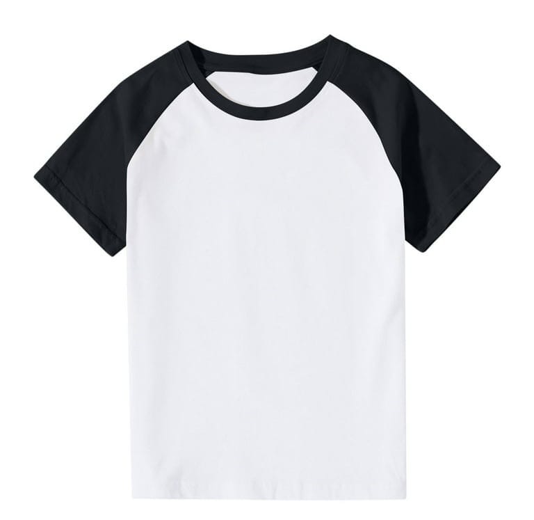 Baby Baseball Tee Toddler Boys Girls Raglan T Shirt Kids Blouse Short Sleeve