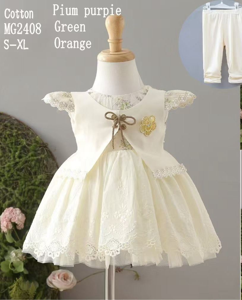 Embellished Party Frock and trouser set