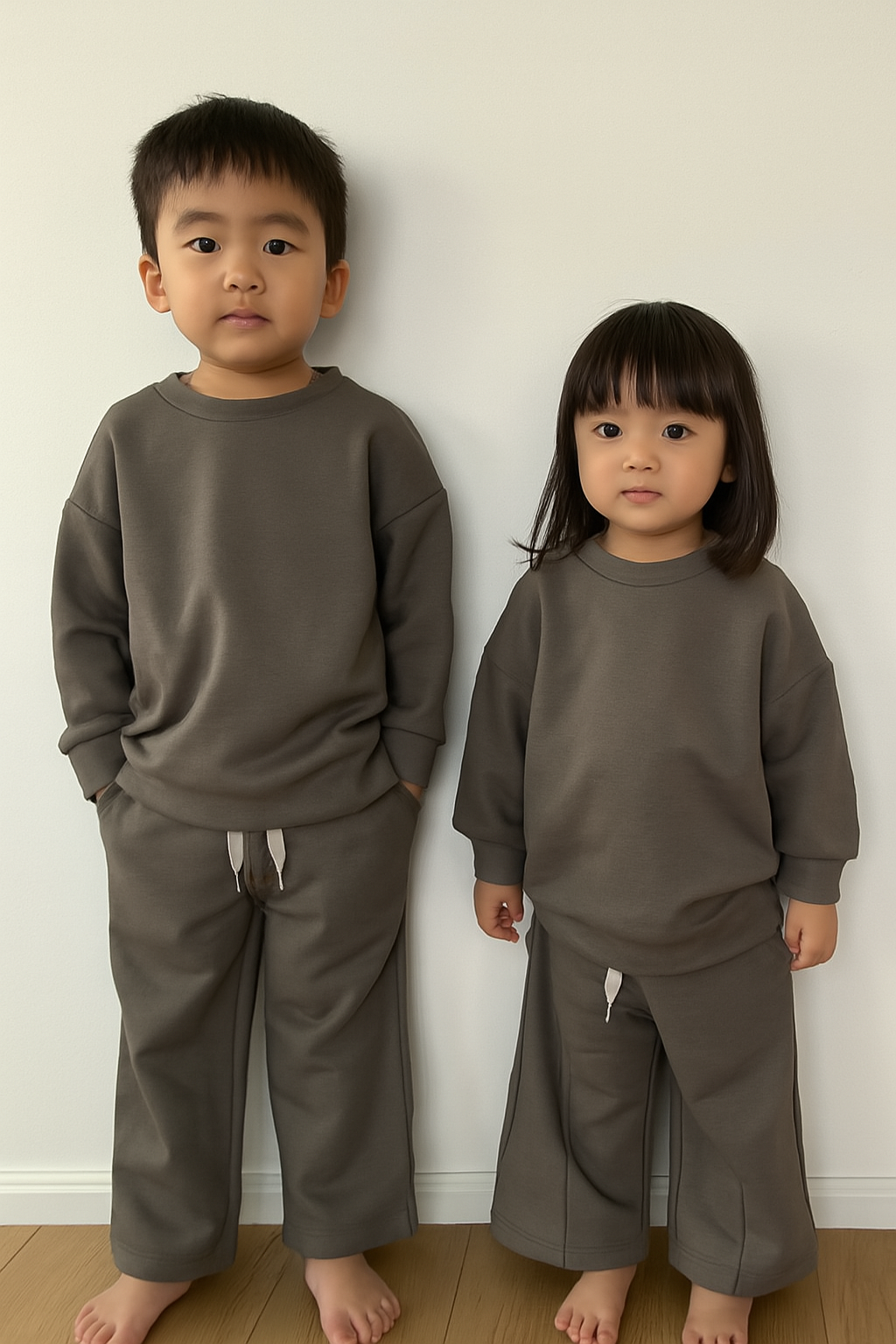 2pcs Set, Spring/Autumn Outfit for Girls Aged 2-12