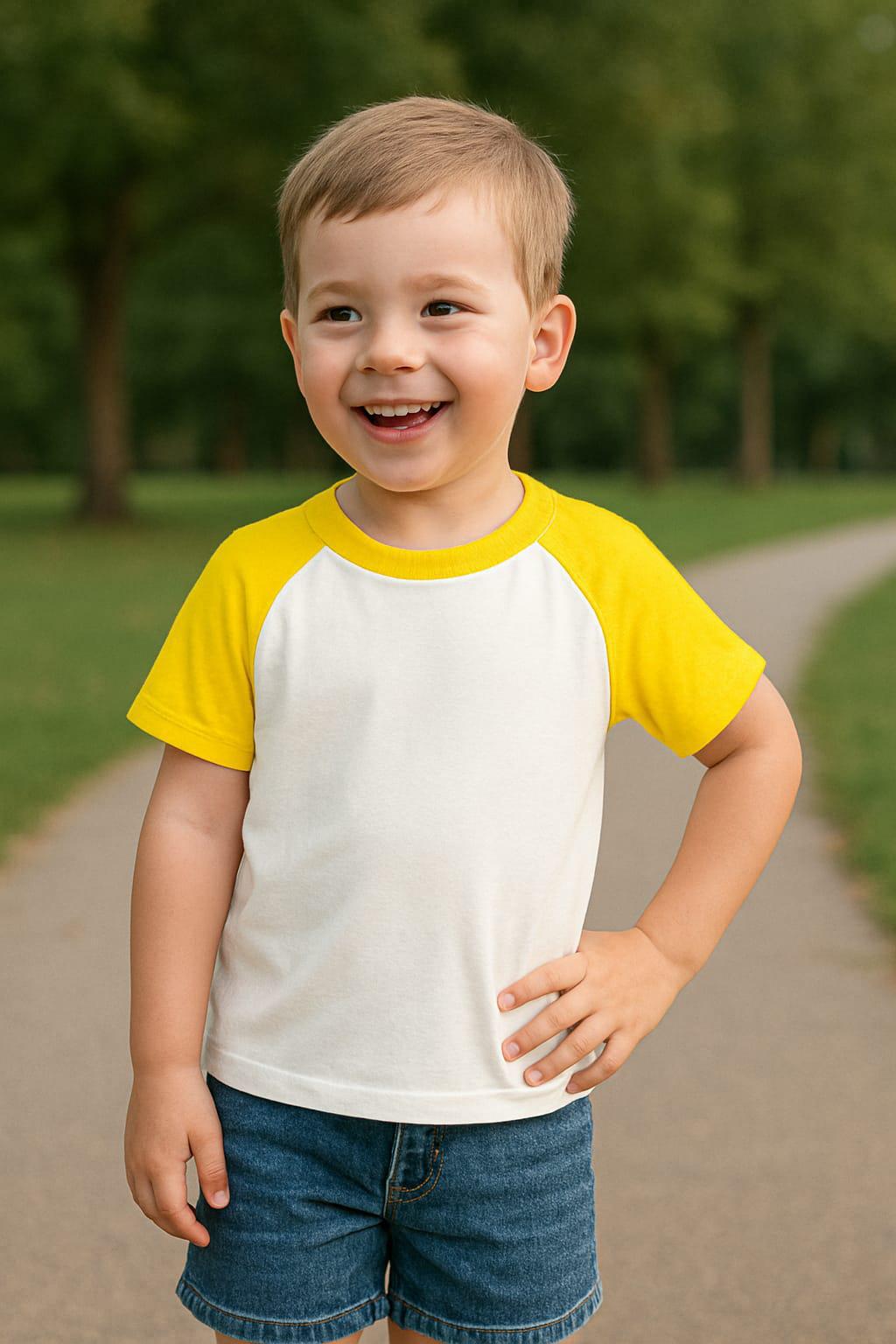 Baby Baseball Tee Toddler Boys Girls Raglan T Shirt Kids Blouse Short Sleeve