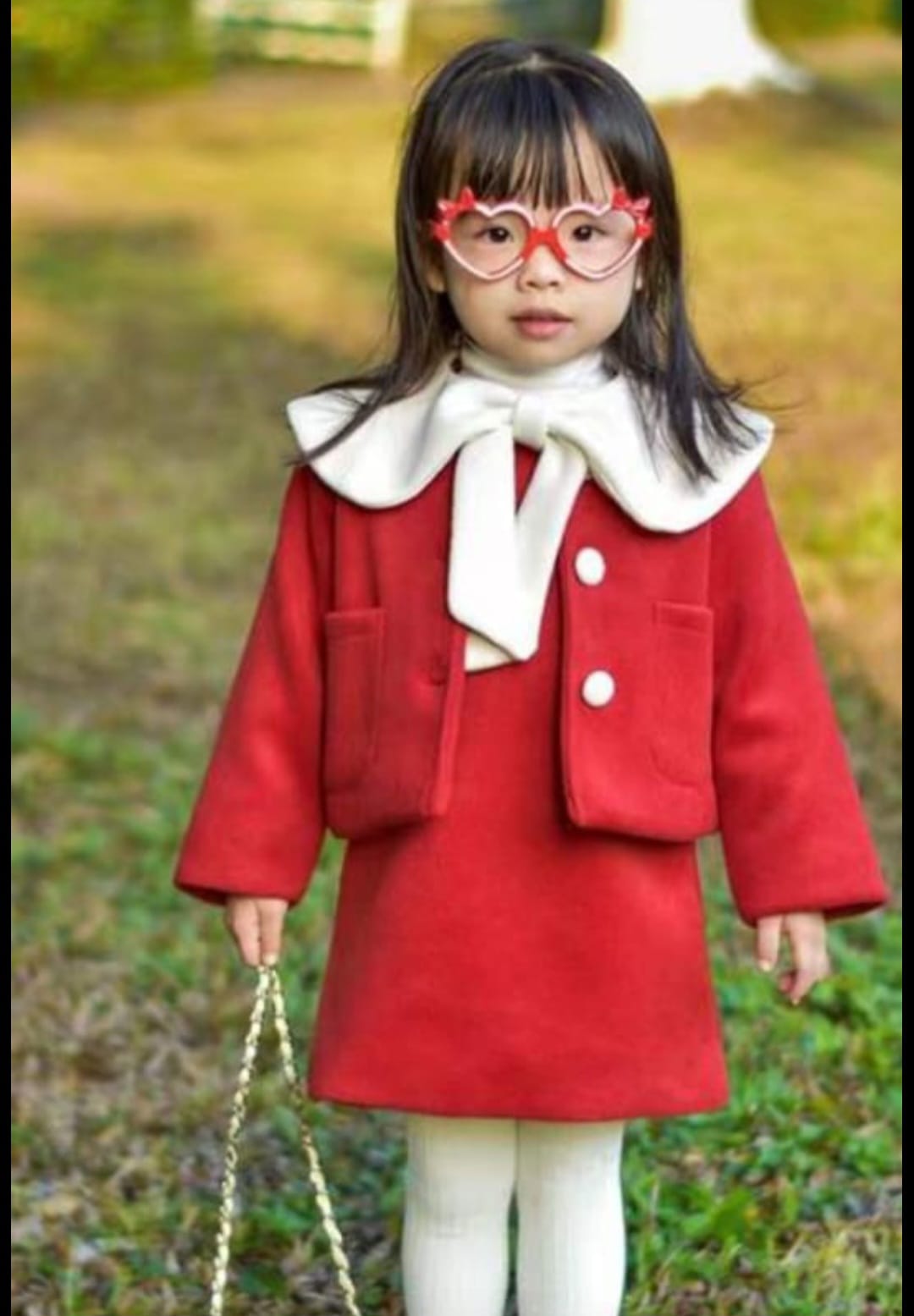 Girls Mock Neck two piece set