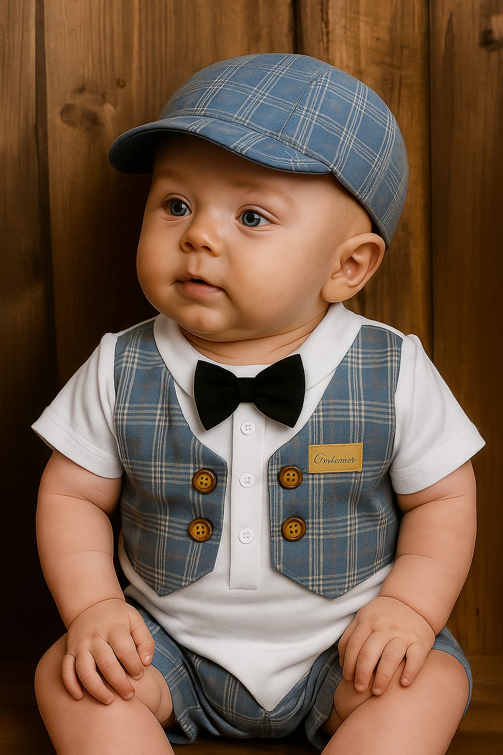 Bodysuit With cap and shorts