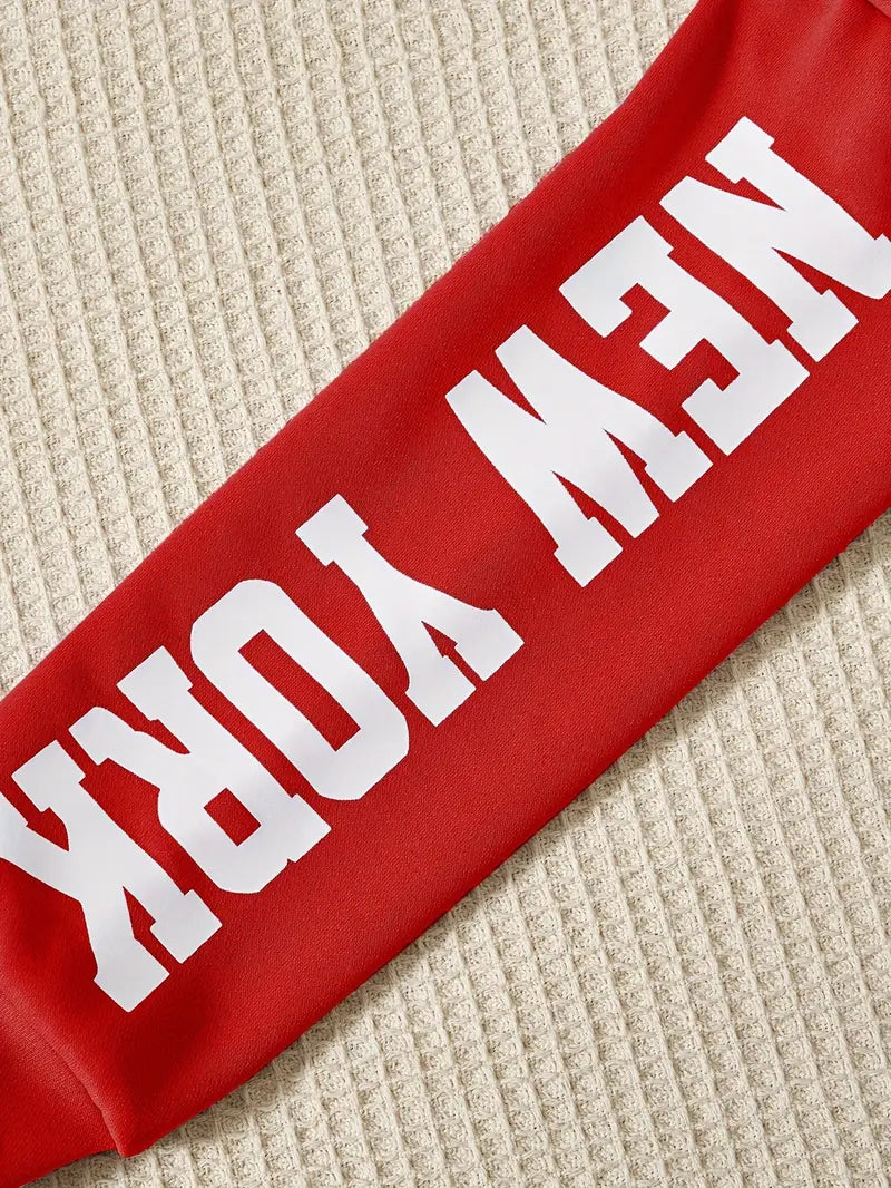 Print Sweatshirt  Three-Piece Set, Perfect for Outdoor (size chat in description )